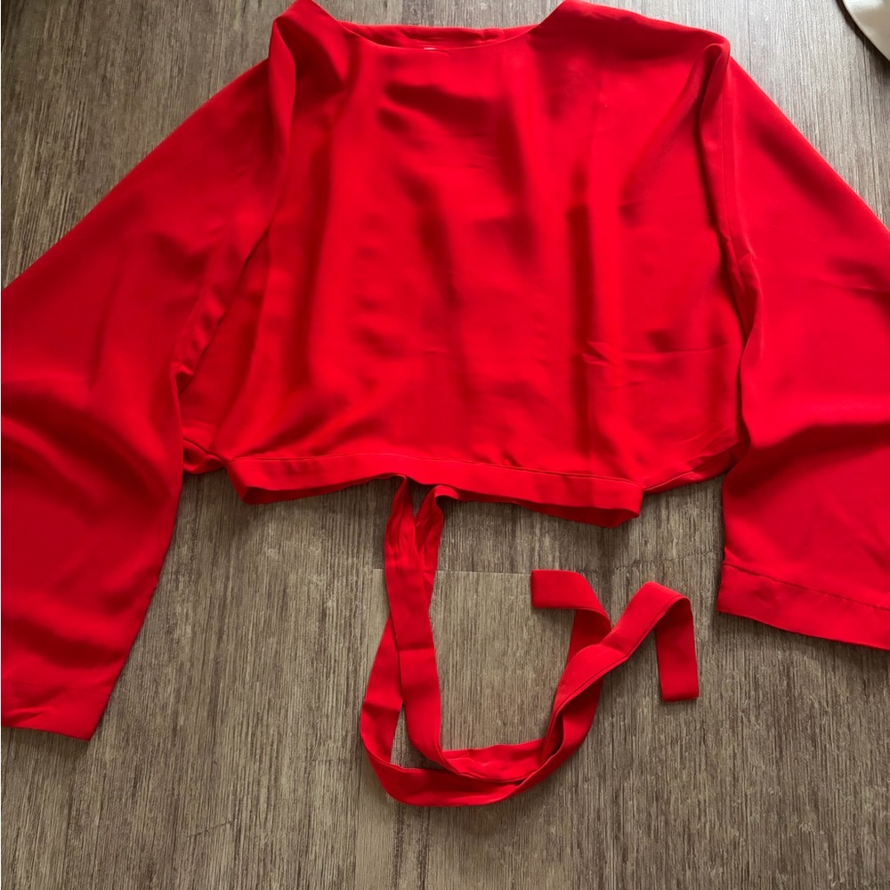 Superdown Vibrant Red Blouse